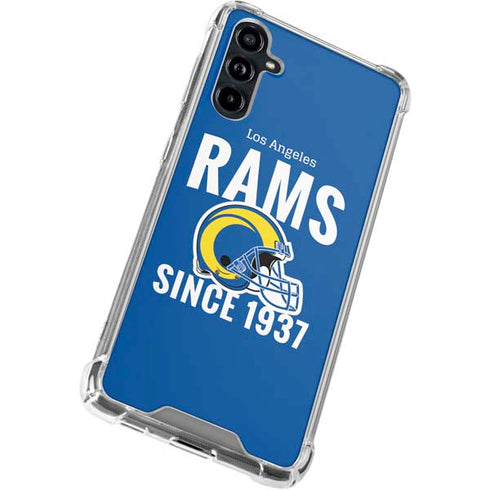 NFL Los Angeles Rams Helmet Galaxy A54 5G Clear Case