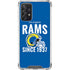 NFL Los Angeles Rams Helmet Galaxy A72 5G Clear Case