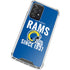 NFL Los Angeles Rams Helmet Galaxy A72 5G Clear Case