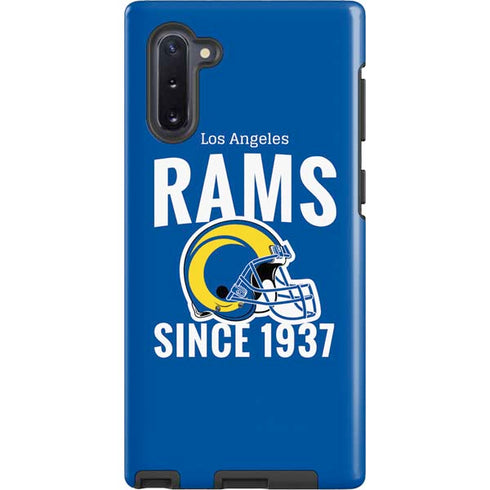 NFL Los Angeles Rams Helmet Galaxy Note 10 Pro Case