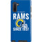 NFL Los Angeles Rams Helmet Galaxy Note 10 Pro Case