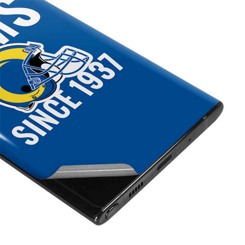 NFL Los Angeles Rams Helmet Galaxy Note 10 Skin