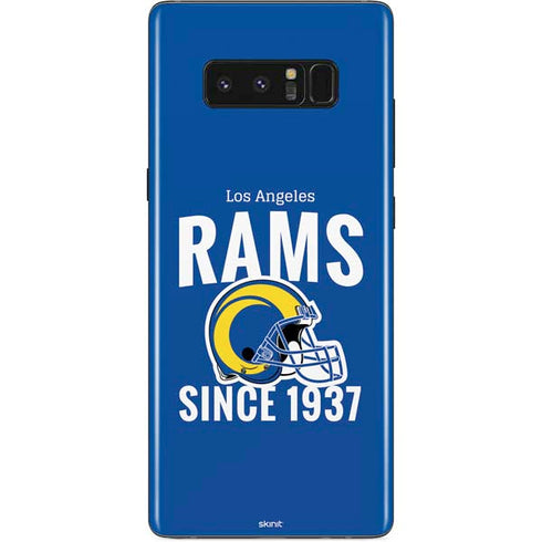 NFL Los Angeles Rams Helmet Galaxy Note 8 Skin
