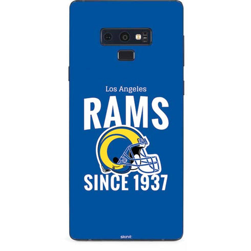 NFL Los Angeles Rams Helmet Galaxy Note 9 Skin