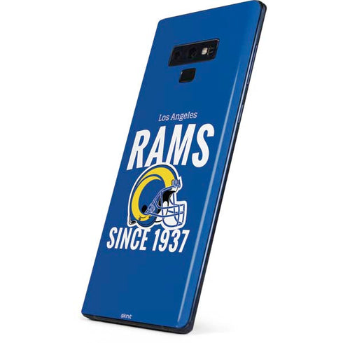 NFL Los Angeles Rams Helmet Galaxy Note 9 Skin