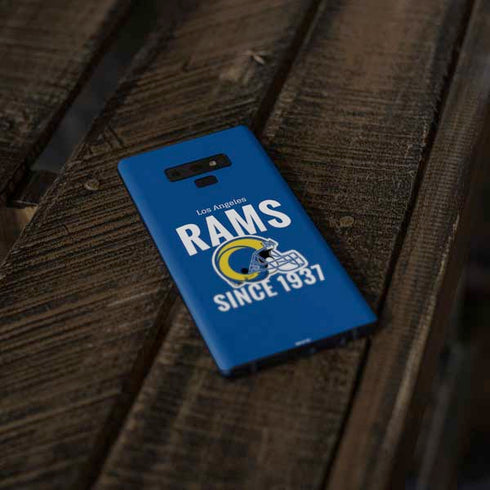 NFL Los Angeles Rams Helmet Galaxy Note 9 Skin