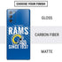 NFL Los Angeles Rams Helmet Galaxy Note20 5G Skin