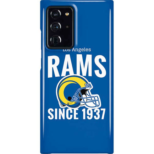 NFL Los Angeles Rams Helmet Galaxy Note20 Ultra 5G Lite Case