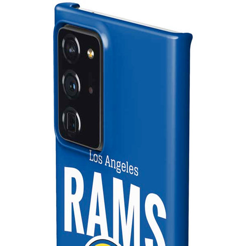 NFL Los Angeles Rams Helmet Galaxy Note20 Ultra 5G Lite Case