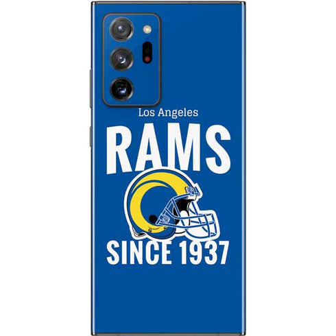 NFL Los Angeles Rams Helmet Galaxy Note20 Ultra 5G Skin