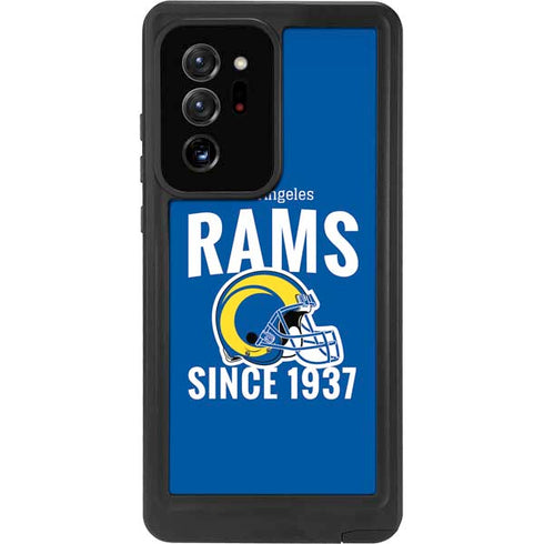 NFL Los Angeles Rams Helmet Galaxy Note20 Ultra 5G Waterproof Case