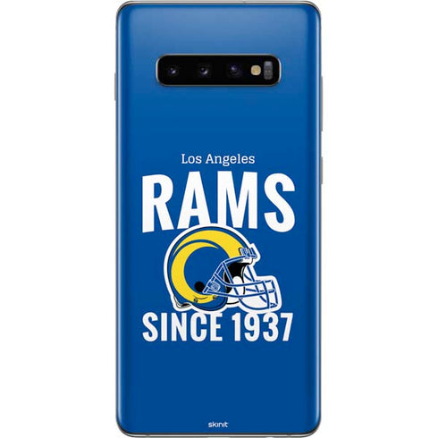 NFL Los Angeles Rams Helmet Galaxy S10 Plus Skin