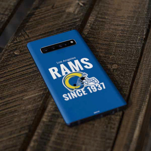NFL Los Angeles Rams Helmet Galaxy S10 Plus Skin