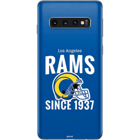 NFL Los Angeles Rams Helmet Galaxy S10 Skin