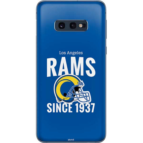 NFL Los Angeles Rams Helmet Galaxy S10e Skin