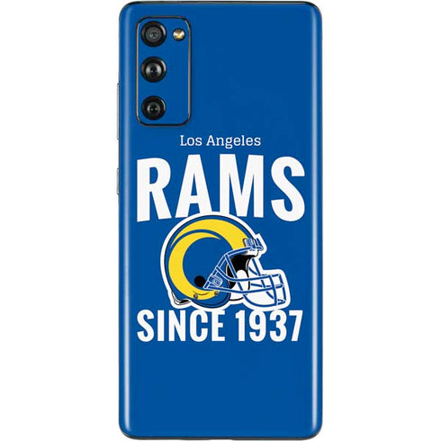 NFL Los Angeles Rams Helmet Galaxy S20 Fan Edition Skin