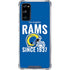 NFL Los Angeles Rams Helmet Galaxy S20 FE Clear Case