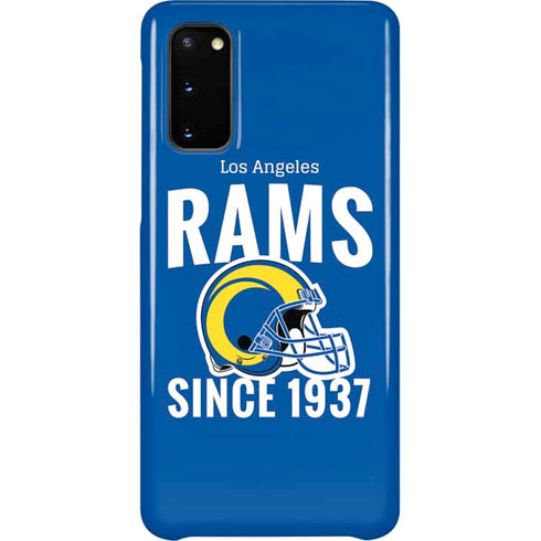 NFL Los Angeles Rams Helmet Galaxy S20 Lite Case