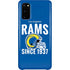 NFL Los Angeles Rams Helmet Galaxy S20 Lite Case