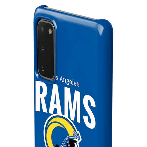 NFL Los Angeles Rams Helmet Galaxy S20 Lite Case