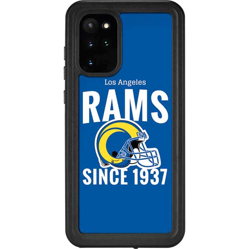 NFL Los Angeles Rams Helmet Galaxy S20 Plus Waterproof Case