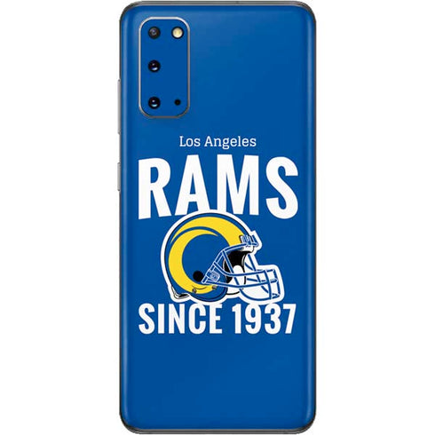 NFL Los Angeles Rams Helmet Galaxy S20 Skin