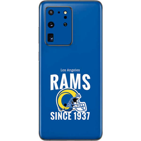 NFL Los Angeles Rams Helmet Galaxy S20 Ultra 5G Skin