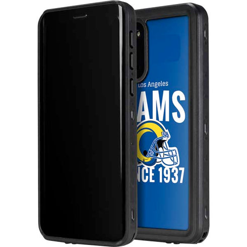 NFL Los Angeles Rams Helmet Galaxy S20 Waterproof Case
