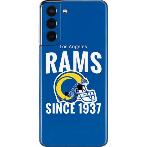 NFL Los Angeles Rams Helmet Galaxy S21 5G Skin