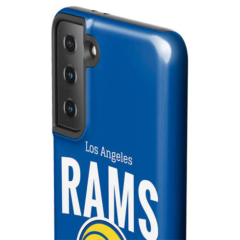 NFL Los Angeles Rams Helmet Galaxy S21 FE Pro Case