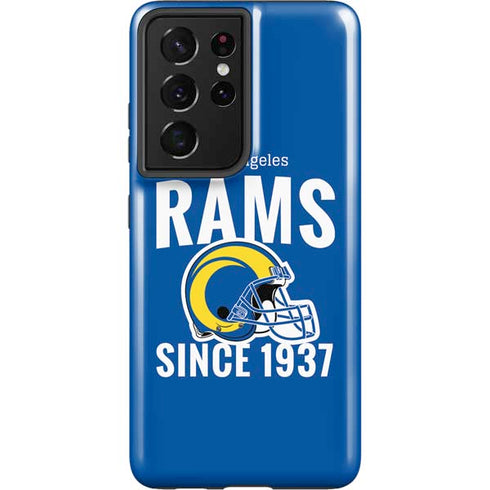 NFL Los Angeles Rams Helmet Galaxy S21 Ultra 5G Pro Case
