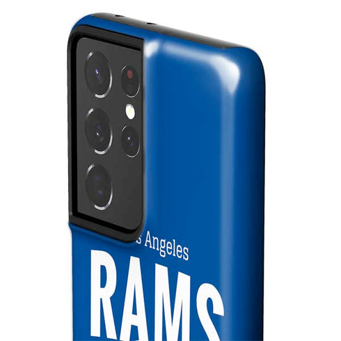 NFL Los Angeles Rams Helmet Galaxy S21 Ultra 5G Pro Case