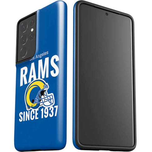 NFL Los Angeles Rams Helmet Galaxy S21 Ultra 5G Pro Case