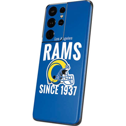 NFL Los Angeles Rams Helmet Galaxy S21 Ultra 5G Skin