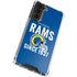 NFL Los Angeles Rams Helmet Galaxy S22 Plus Clear Case