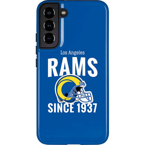 NFL Los Angeles Rams Helmet Galaxy S22 Plus Pro Case