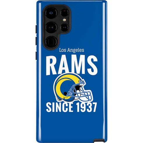 NFL Los Angeles Rams Helmet Galaxy S22 Ultra Pro Case