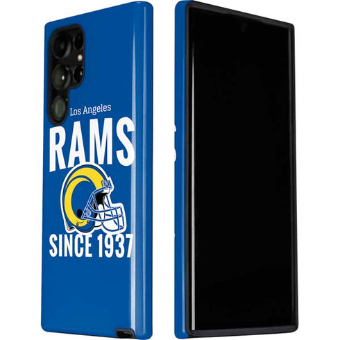 NFL Los Angeles Rams Helmet Galaxy S22 Ultra Pro Case