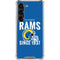 NFL Los Angeles Rams Helmet Galaxy S23 Clear Case