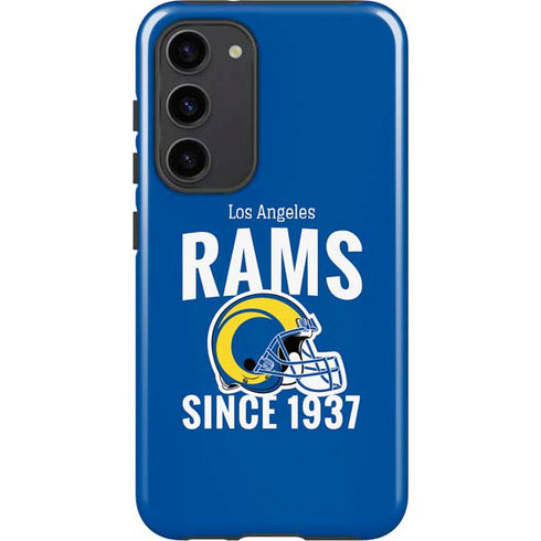 NFL Los Angeles Rams Helmet Galaxy S23 Plus Pro Case
