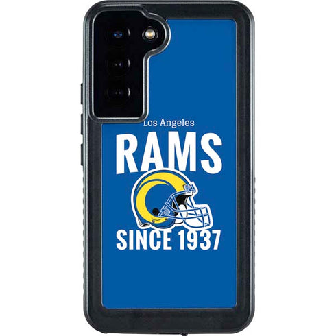 NFL Los Angeles Rams Helmet Galaxy S23 Plus Waterproof Case
