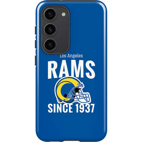NFL Los Angeles Rams Helmet Galaxy S23 Pro Case