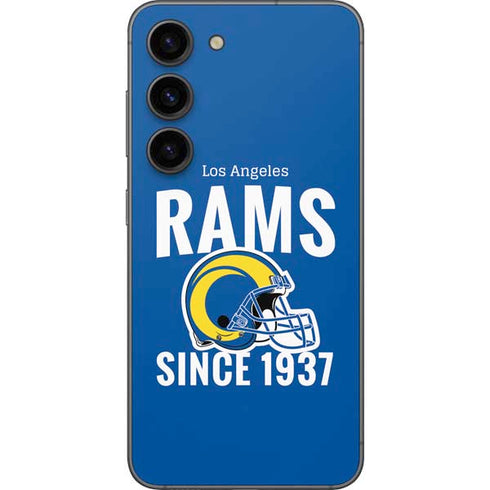 NFL Los Angeles Rams Helmet Galaxy S23 Skin