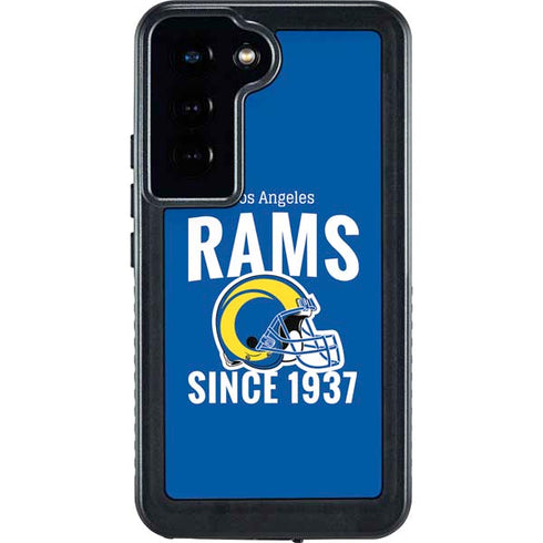 NFL Los Angeles Rams Helmet Galaxy S23 Waterproof Case