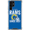 NFL Los Angeles Rams Helmet Galaxy S24 Ultra Clear Case