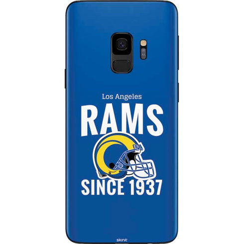 NFL Los Angeles Rams Helmet Galaxy S9 Skin