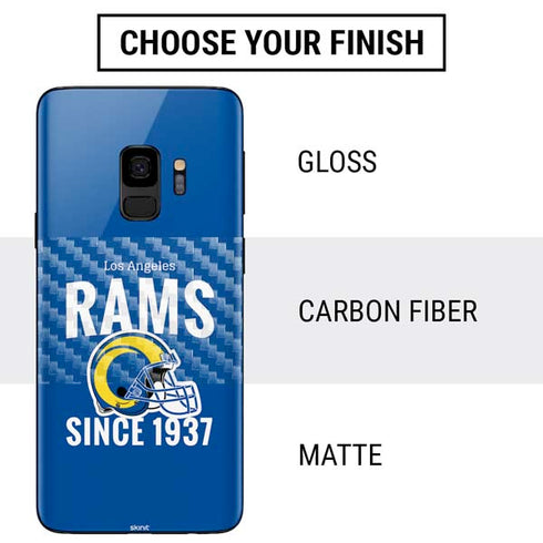 NFL Los Angeles Rams Helmet Galaxy S9 Skin