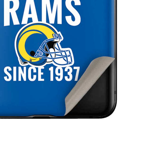 NFL Los Angeles Rams Helmet Galaxy Z Flip Skin