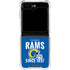 NFL Los Angeles Rams Helmet Galaxy Z Flip5 5G Clear Case