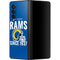 NFL Los Angeles Rams Helmet Galaxy Z Fold3 5G Skin